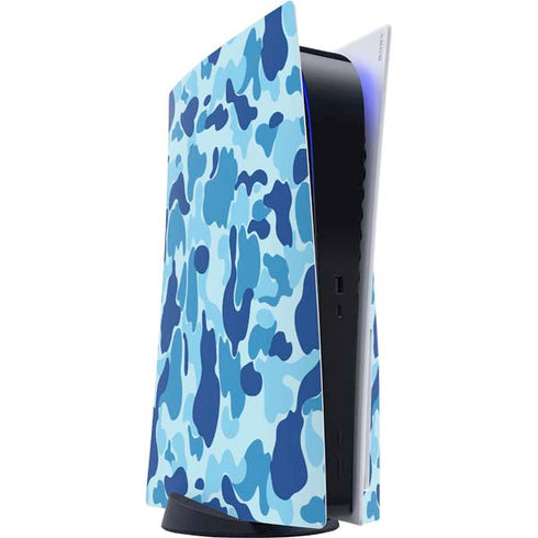 Light Blue Street Camo PlayStation PS5 Skins